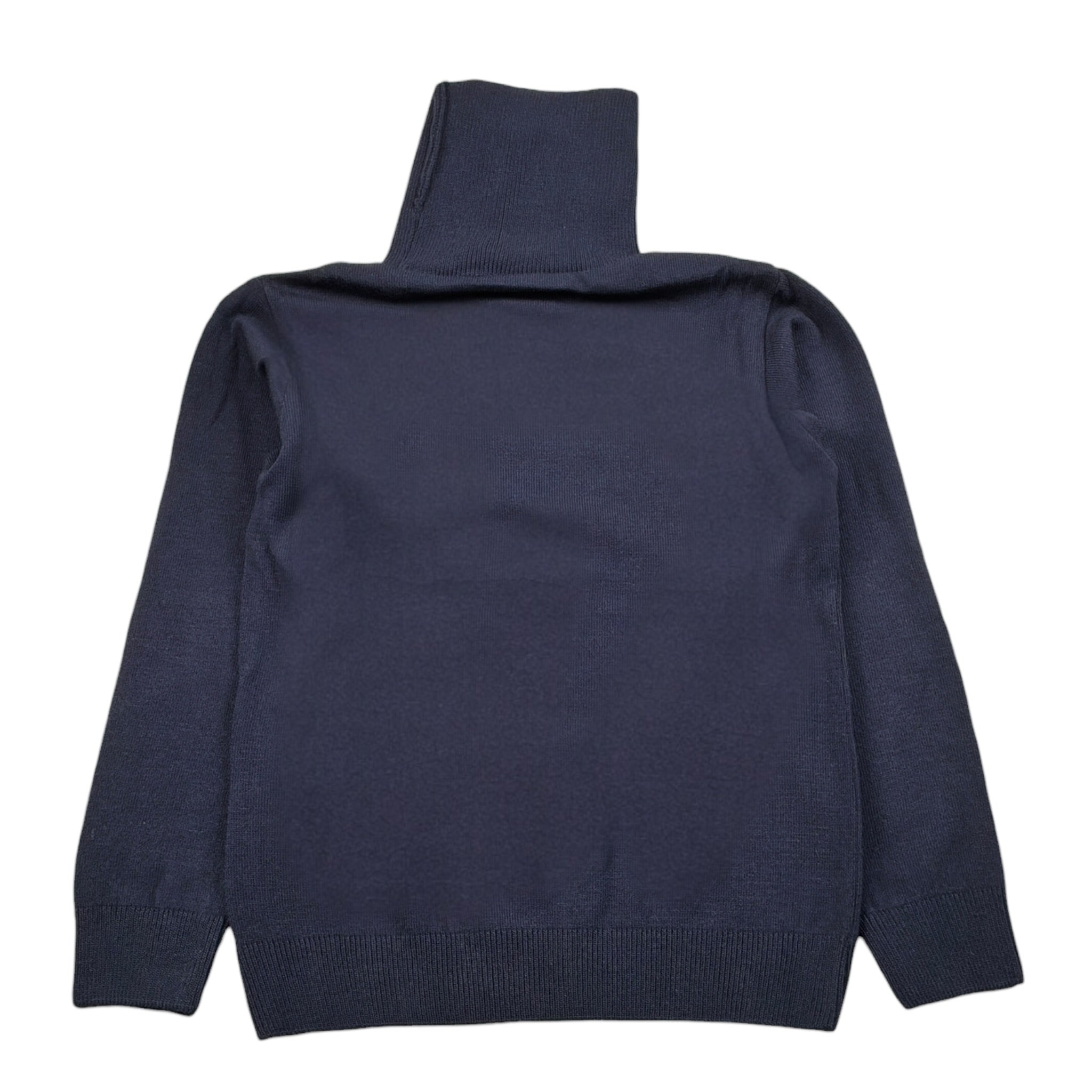 Manuel & Frank Maglia Collo Alto tinta unita Blu per Bambino MF4000B BLU MANUEL & FRANK 