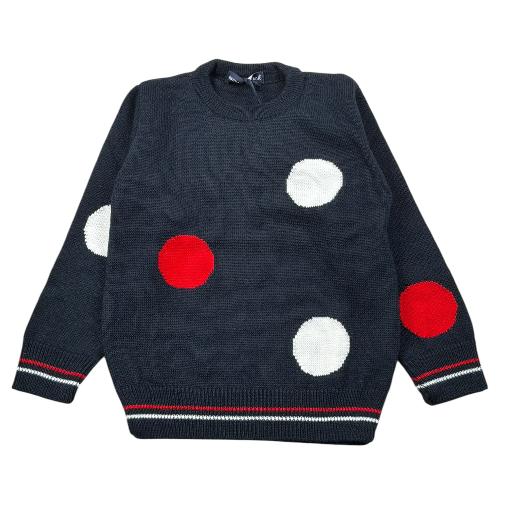 Manuel & Frank Maglia Girocollo tinta unita con Stampa Blu per Bambino MF4159B BLU MANUEL & FRANK 
