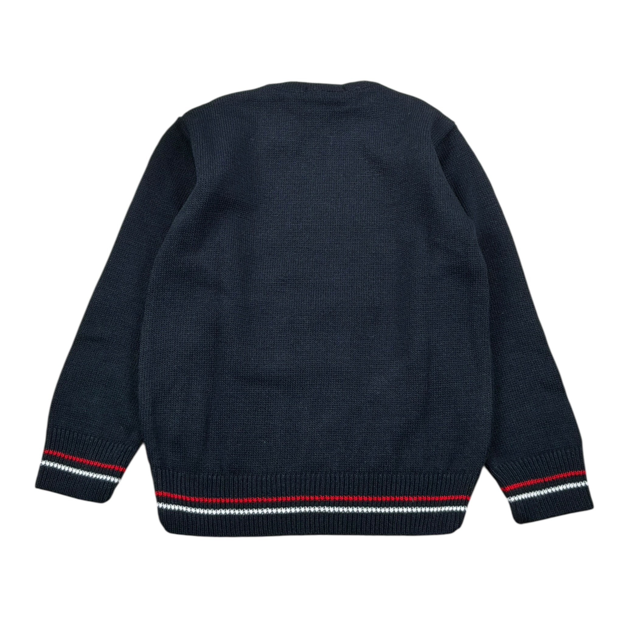 Manuel & Frank Maglia Girocollo tinta unita con Stampa Blu per Bambino MF4159B BLU MANUEL & FRANK 