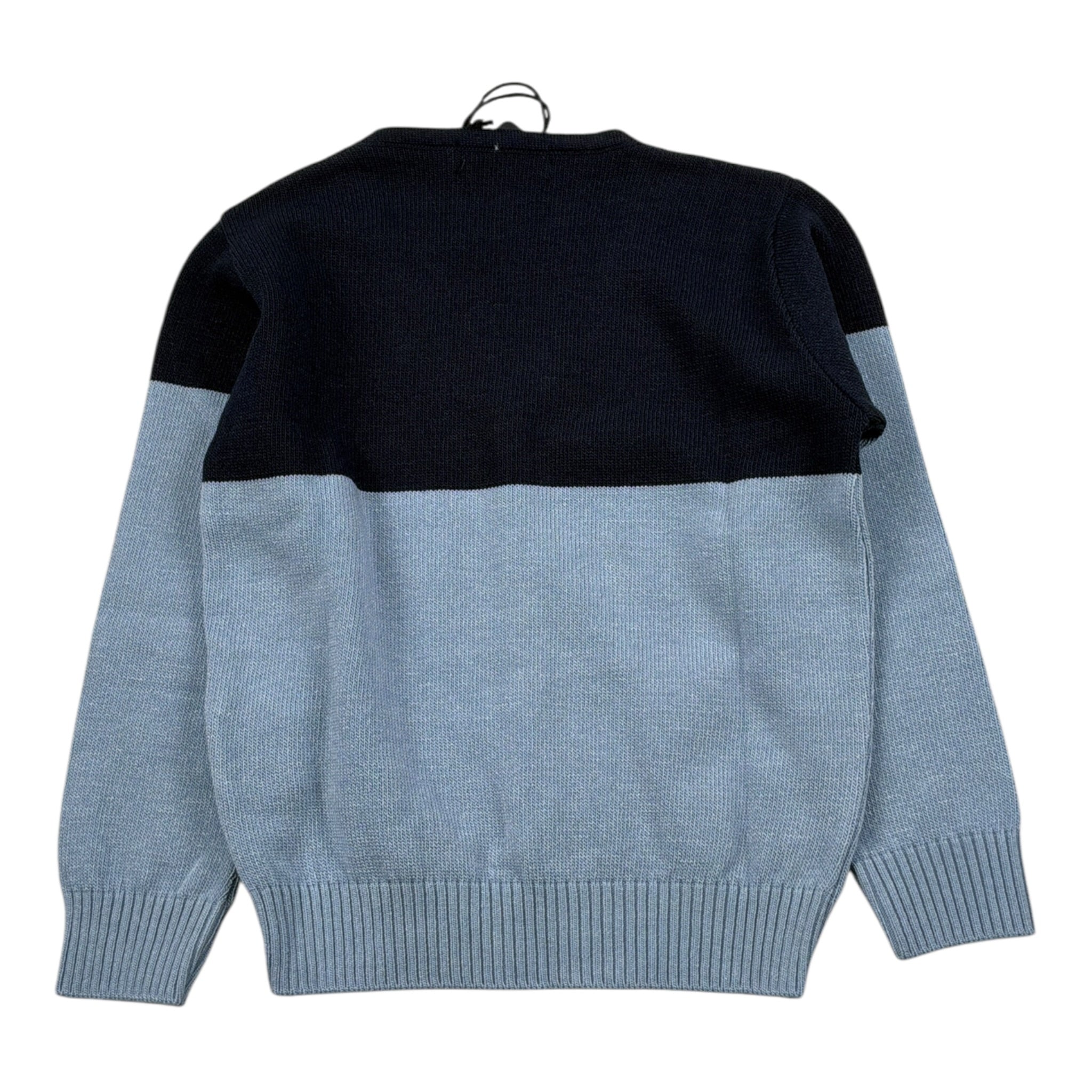 Manuel & Frank Cardigan Bicolore con Bottoni Blu per Bambino MF4185B BLU MANUEL & FRANK 