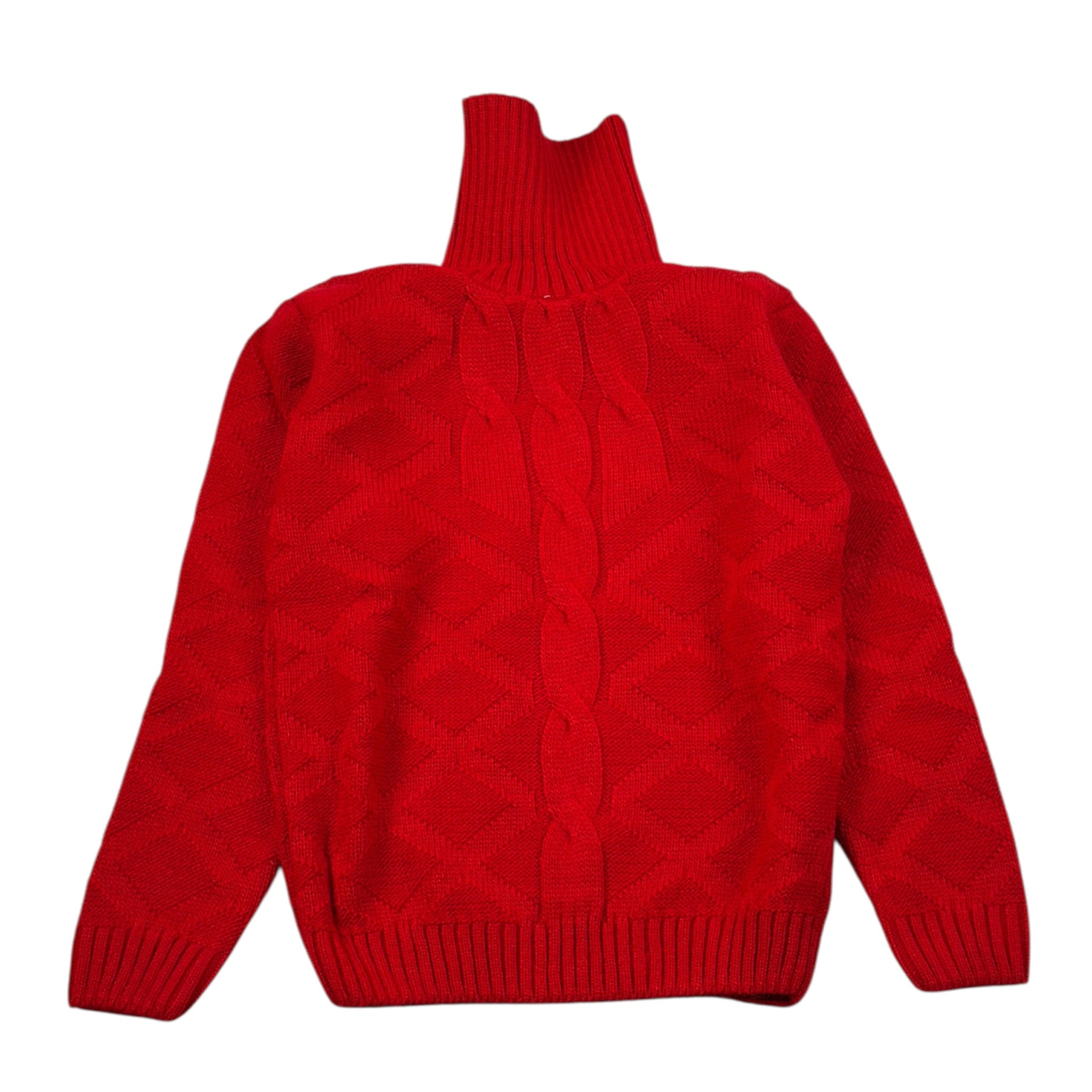 Manuel & Frank Maglia Collo Alto tinta unita Rosso per Bambino MF4190BJ ROSSO MANUEL & FRANK 
