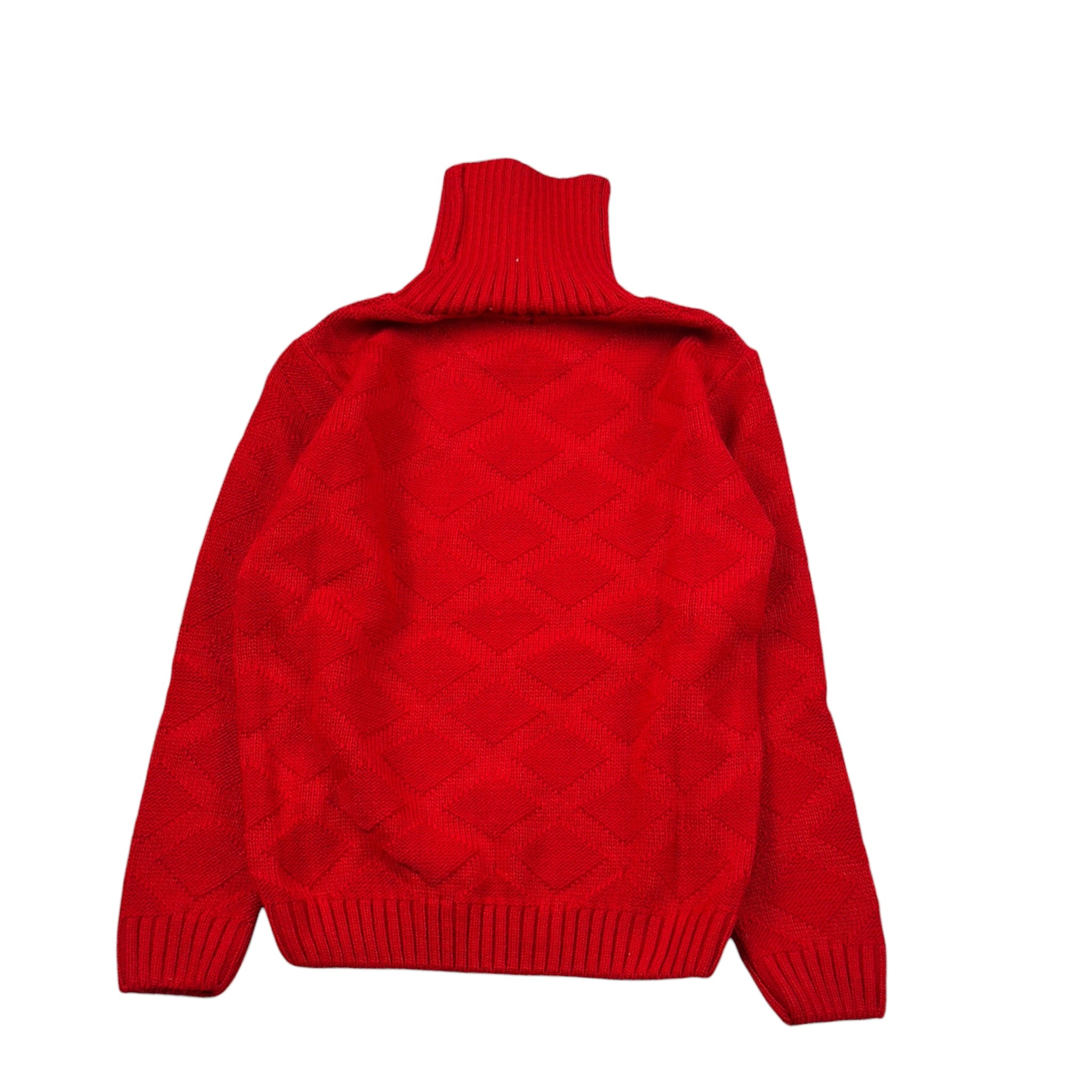 Manuel & Frank Maglia Collo Alto tinta unita Rosso per Bambino MF4190BJ ROSSO MANUEL & FRANK 
