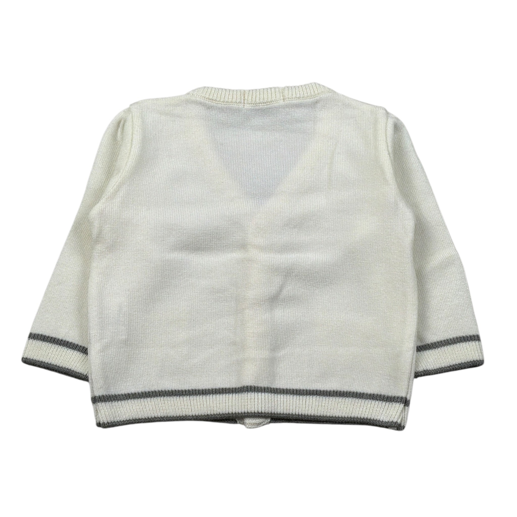 Manuel & Frank Cardigan Tint Unita con Bottoni Panna per Neonato MF4221I PANNA MANUEL & FRANK 