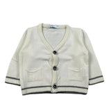 Manuel & Frank Cardigan Tint Unita con Bottoni Panna per Neonato MF4221I PANNA MANUEL & FRANK 