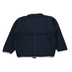 Manuel & Frank Cardigan tinta unita con Ricami Blu per Neonato MF4271I BLU MANUEL & FRANK 