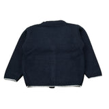 Manuel & Frank Cardigan tinta unita con Ricami Blu per Neonato MF4271I BLU MANUEL & FRANK 