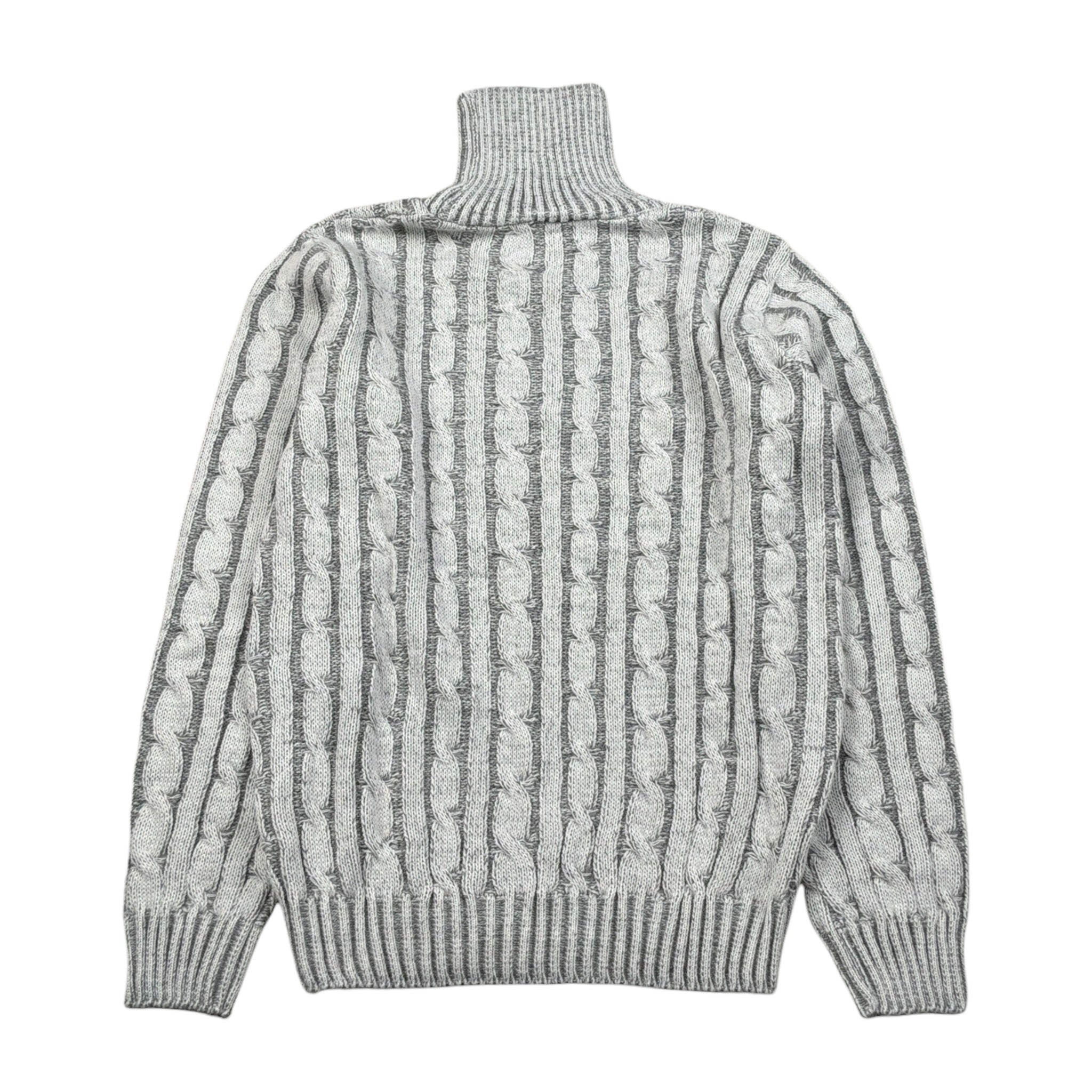 Manuel & Frank Maglia Collo Alto tinta unita Grigio per Bambino MF4297R GRIGIO MANUEL & FRANK 