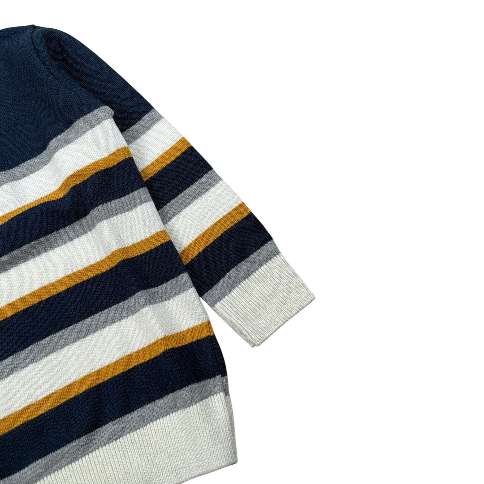 Manuel & Frank Maglia Tricolore Girocollo con Fantasia A Righe Blu per Bambino MF4321B BLU MANUEL & FRANK 