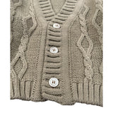 Manuel & Frank Cardigan Tint Unita con Bottoni Beige per Neonato MF4338I BEIGE MANUEL & FRANK 