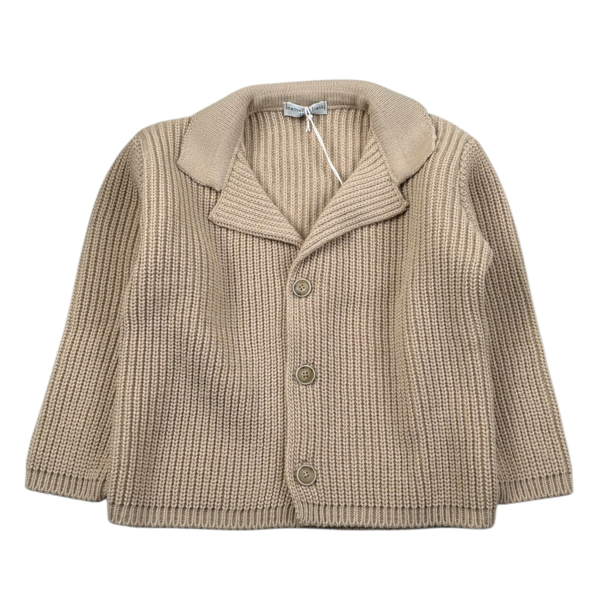 Manuel & Frank Cardigan tinta unita Beige per Bambino MF4453I BEIGE MANUEL & FRANK 