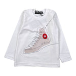 Manuel & Frank Shirt Girocollo tinta unita con Stampa Bianco per Neonato MF6065N BIANCO MANUEL & FRANK 