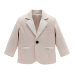 Manuel & Frank Giacca tinta unita con Bottoni Beige per Bambino MF6341AJ BEIGE MANUEL & FRANK 