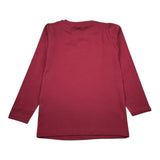 Manuel & Frank Shirt tinta unita Girocollo con Stampa Bordeaux per Bambino MF7003B BORDEAUX MANUEL & FRANK 