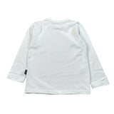 Manuel & Frank Shirt tinta unita Girocollo con Stampa Bianco per Bambino MF7242B BIANCO MANUEL & FRANK 