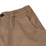 Manuel Ritz Pantalone tinta unita con Elastico In Vita Marrone per Bambino MR2757 MARRONE MANUEL RITZ 