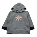 Manuel Ritz Felpa Chiusa con Cappuccio tinta unita Grigio per Bambino MR2803 GRIGIO MANUEL RITZ 