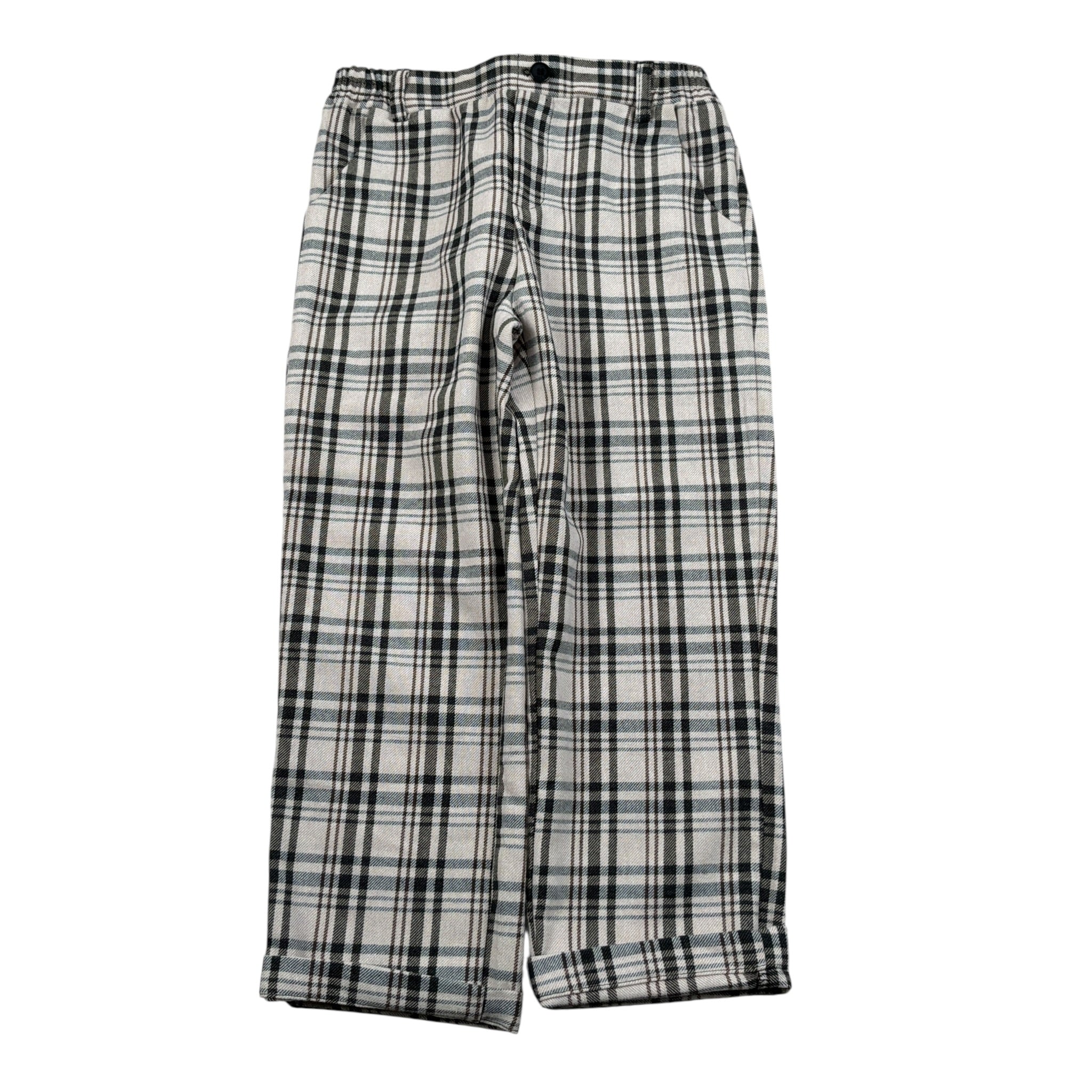 Manuel Ritz Pantalone tinta unita con Elastico In Vita E Fantasia A Quadri Beige per Bambino MR2834 BEIGE MANUEL RITZ 