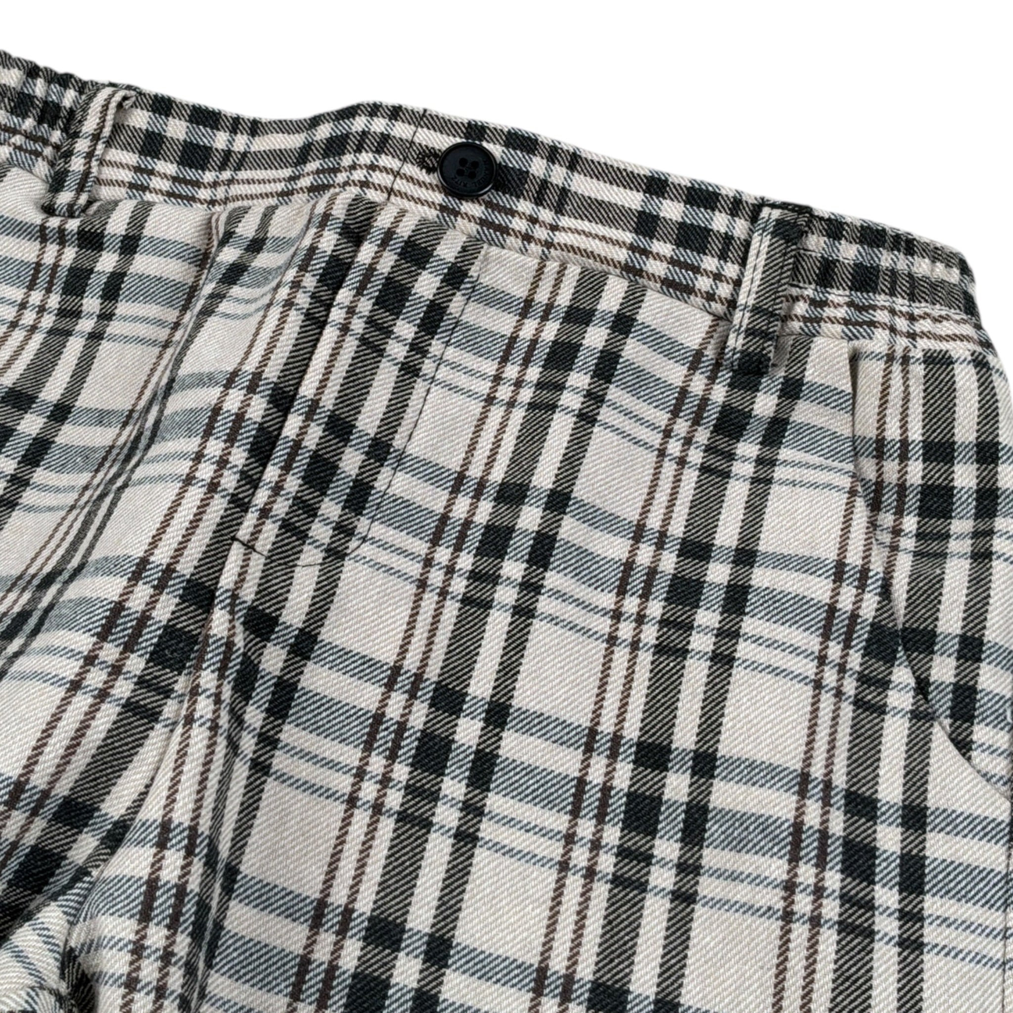 Manuel Ritz Pantalone tinta unita con Elastico In Vita E Fantasia A Quadri Beige per Bambino MR2834 BEIGE MANUEL RITZ 