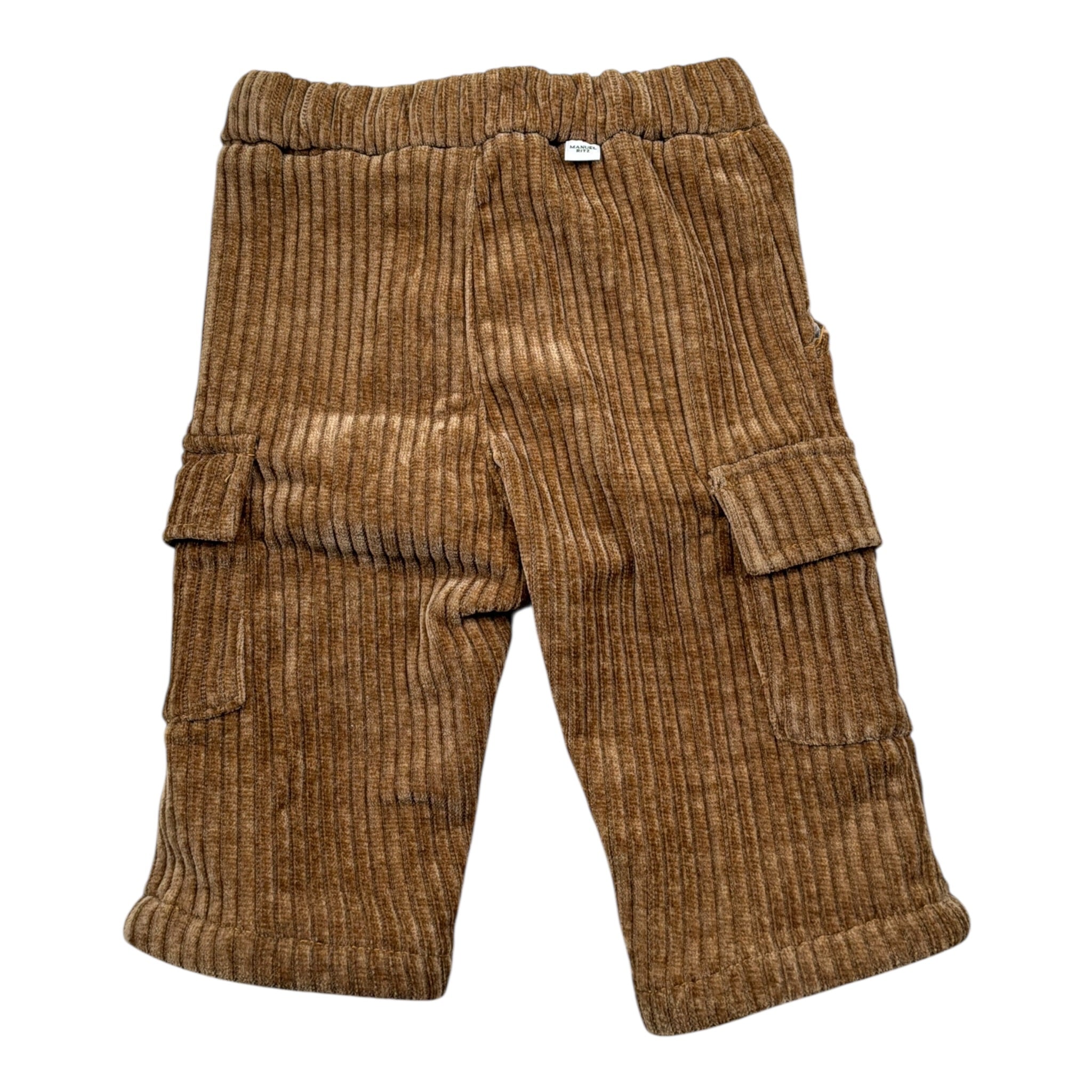 Manuel Ritz Pantalone tinta unita A Costine Marrone per Neonato MR2837 MARRONE MANUEL RITZ 