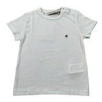 Manuel Ritz T-Shirt Girocollo tinta unita con Logo Bianco per Neonato MR3120 BIANCO MANUEL RITZ 