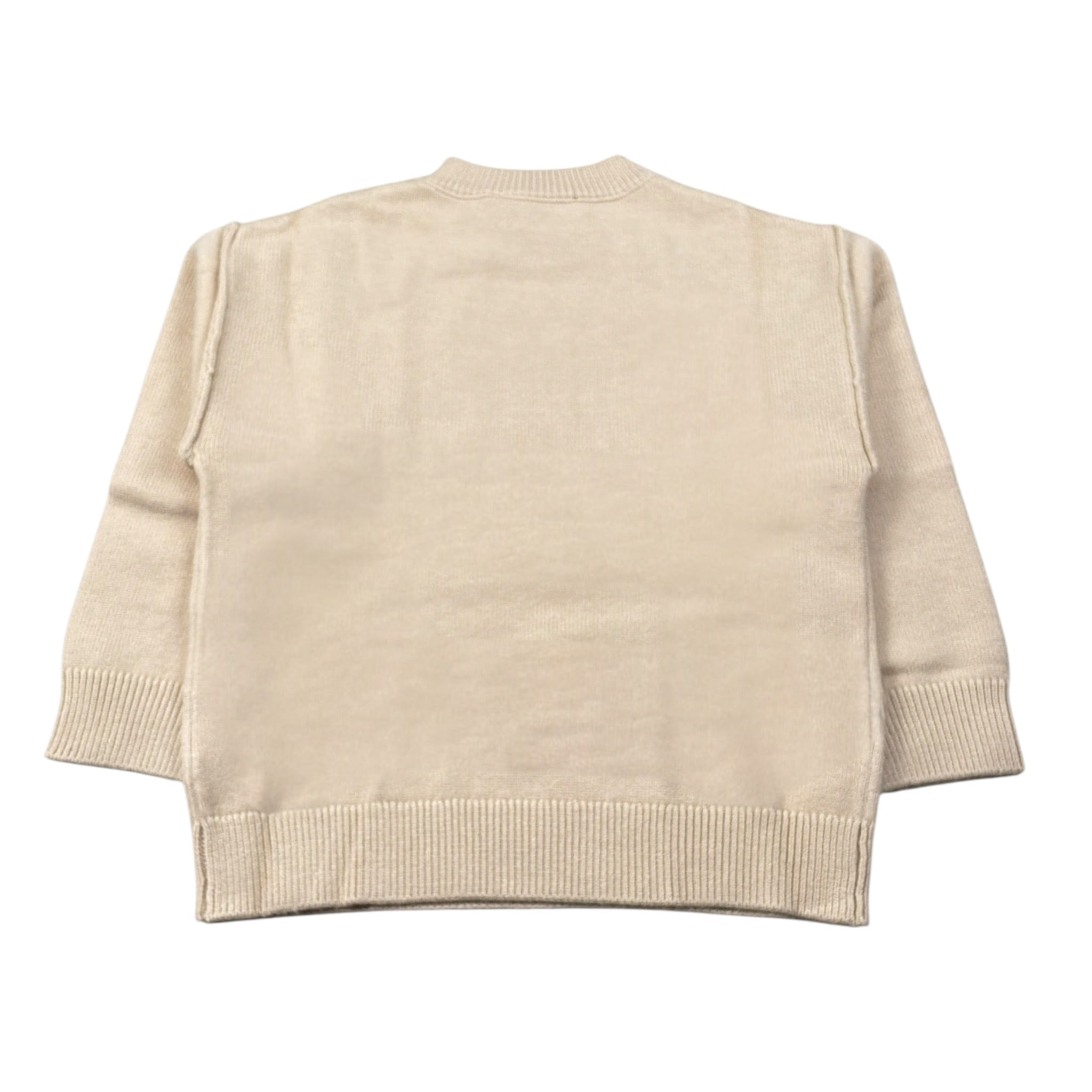 Manuel Ritz Maglia Girocollo tinta unita Crema per Bambino MR3144X CREMA MANUEL RITZ 