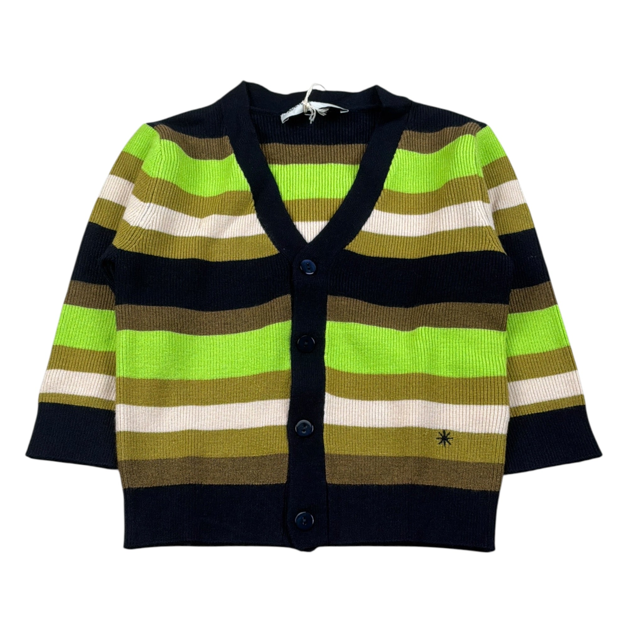 Manuel Ritz Cardigan Fantasia A Righe Multicolor per Bambino MR3146J MULTICOLOR MANUEL RITZ 