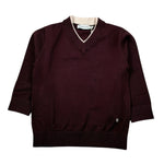 Manuel Ritz Maglia tinta unita Scollo A V Vinaccia per Bambino MR3149 VINACCIA MANUEL RITZ 