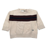 Manuel Ritz Maglia Girocollo tinta unita con Logo Beige per Neonato MR3153 BEIGE MANUEL RITZ 