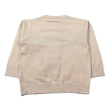 Manuel Ritz Maglia Girocollo tinta unita con Logo Beige per Bambino MR3153XJ BEIGE MANUEL RITZ 