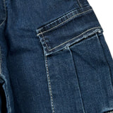 Manuel Ritz Jeans tinta unita con Elastico In Vita Blu per Bambino MR3173 BLU MANUEL RITZ 