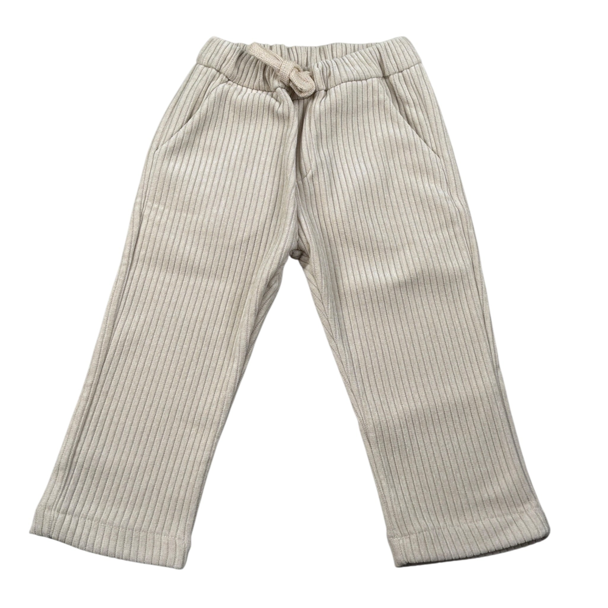 Manuel Ritz Pantalone tinta unita con Elastico In Vita Crema per Bambino MR3178 CREMA MANUEL RITZ 