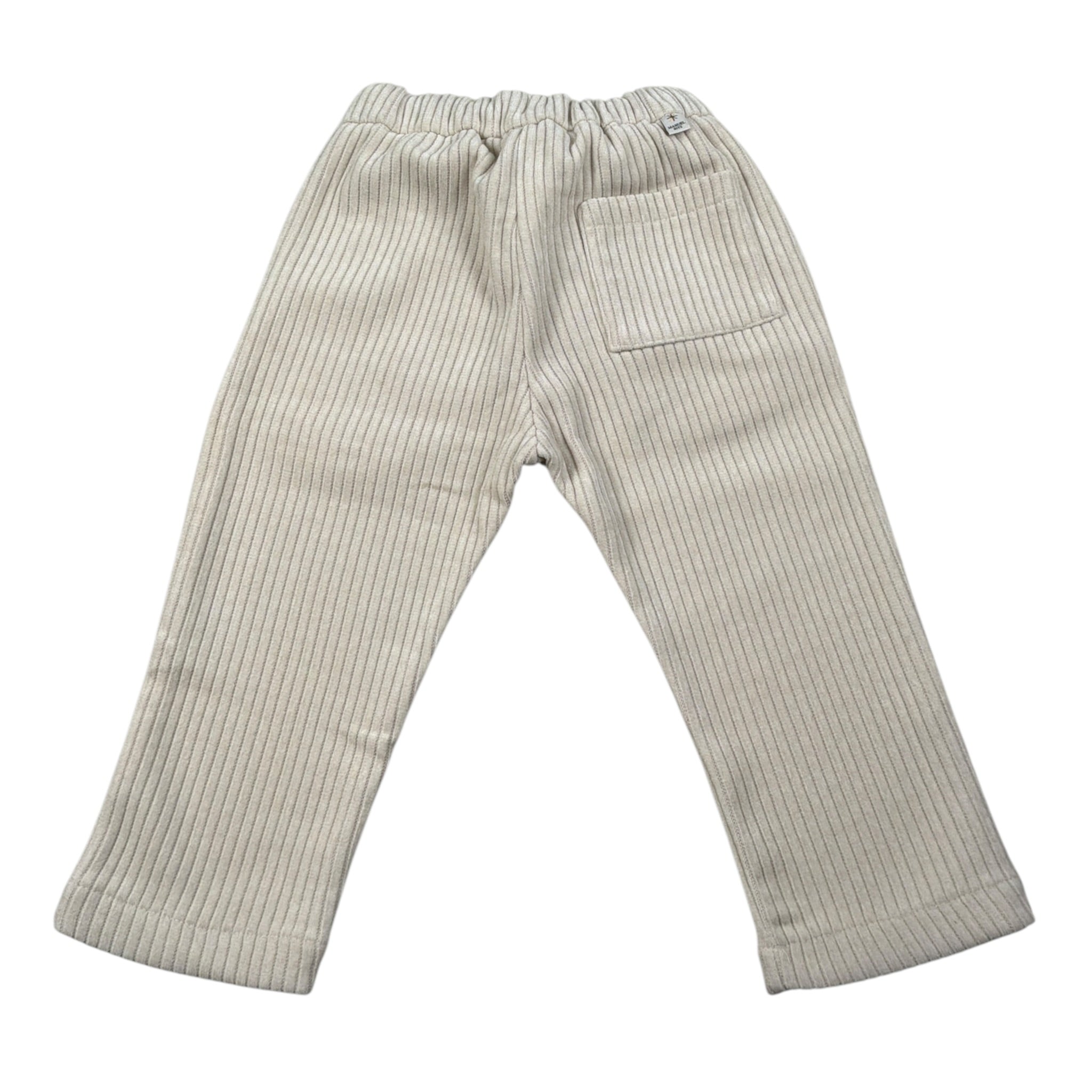 Manuel Ritz Pantalone tinta unita con Elastico In Vita Crema per Bambino MR3178 CREMA MANUEL RITZ 