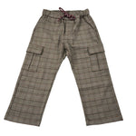 Manuel Ritz Pantalone tinta unita con Fantasia Marrone per Bambino MR3180JXX MARRONE MANUEL RITZ 