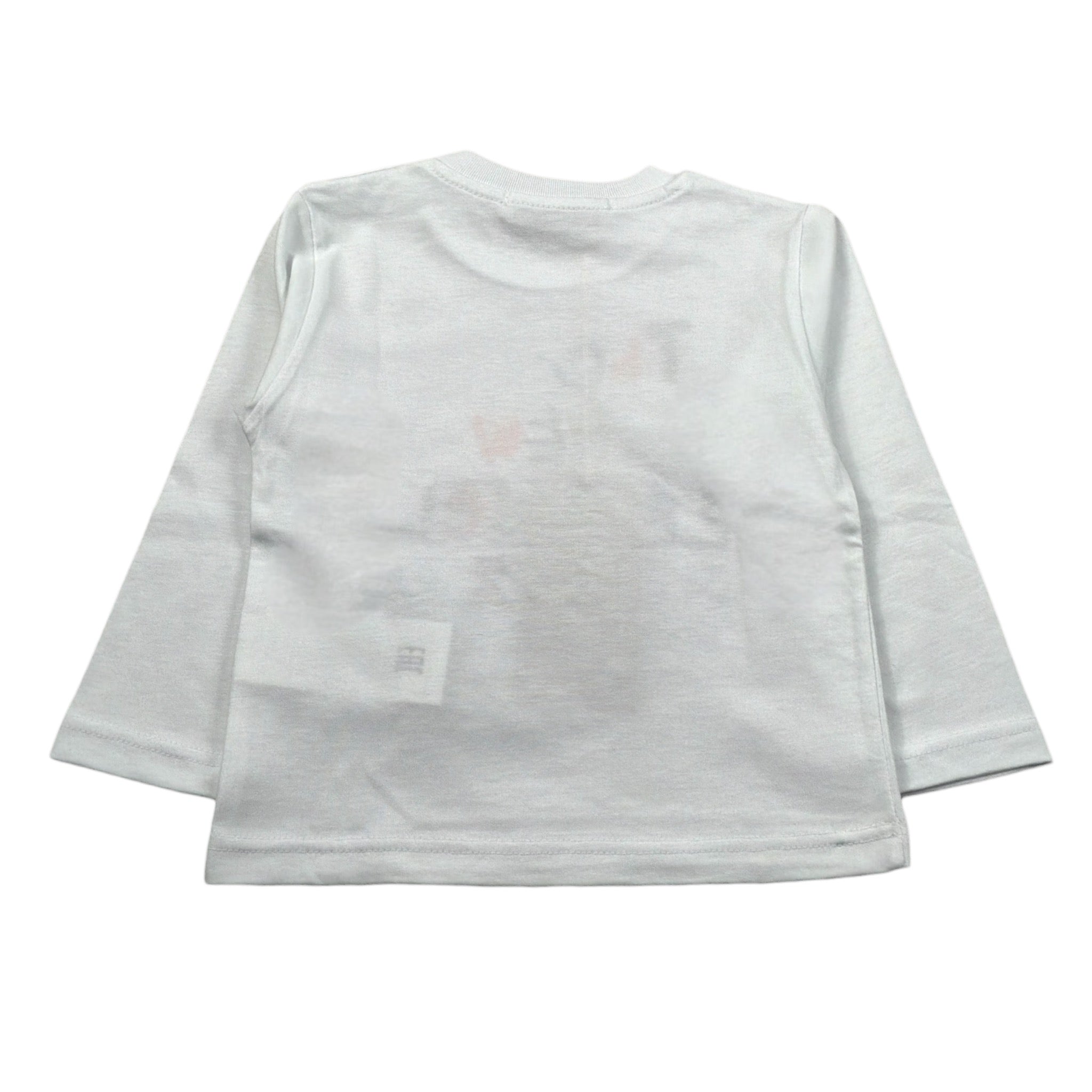 Manuel Ritz Shirt Girocollo tinta unita con Ricami Bianco per Neonato MR3182 BIANCO MANUEL RITZ 