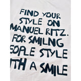 Manuel Ritz Shirt Girocollo tinta unita con Logo Bianco per Neonato MR3183 BIANCO MANUEL RITZ 