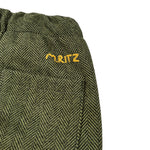 Manuel Ritz Pantalone tinta unita con Elastico In Vita Verde per Bambino MR3185JXX VERDE MANUEL RITZ 
