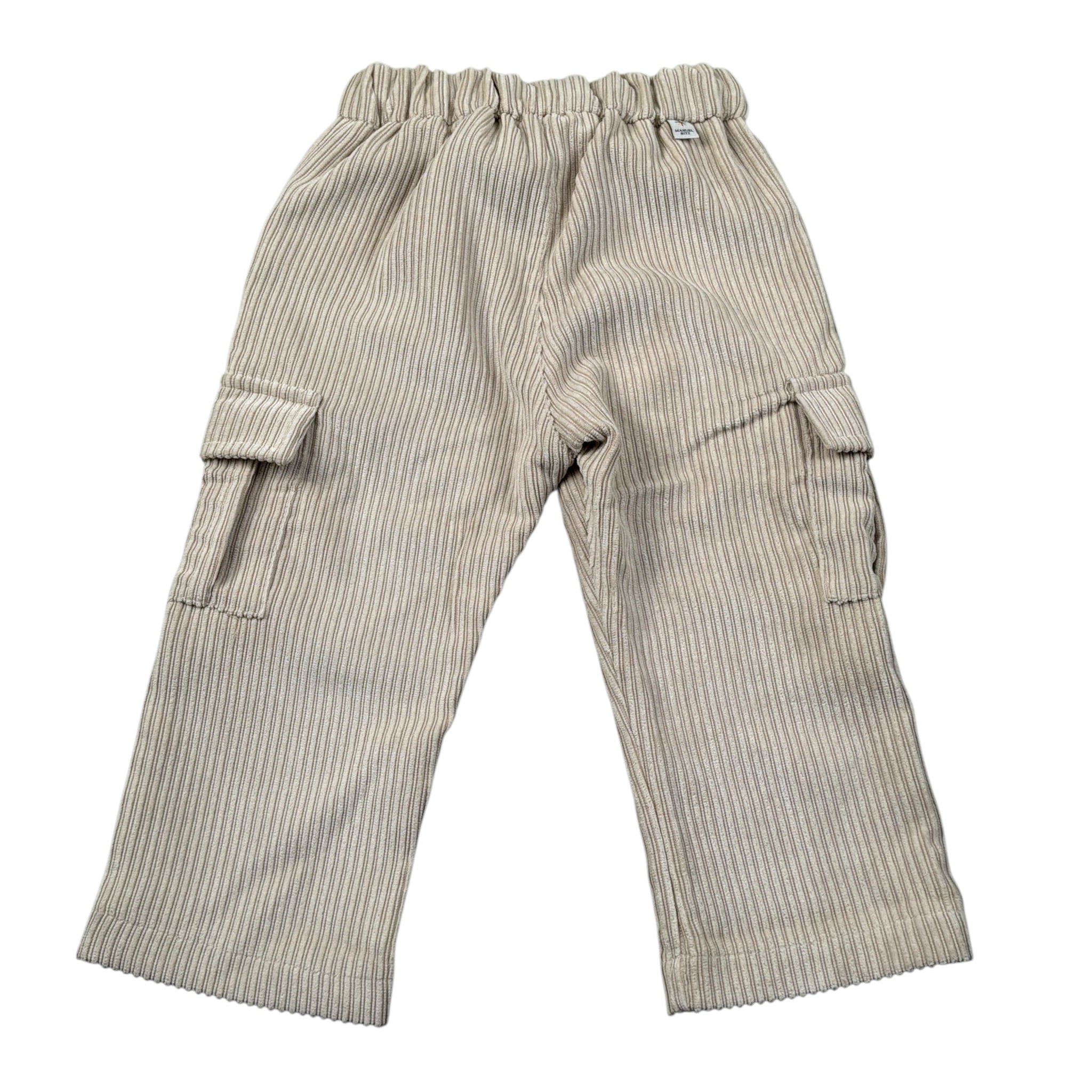 Manuel Ritz Pantalone tinta unita con Elastico In Vita Beige per Bambino MR3186 BEIGE MANUEL RITZ 