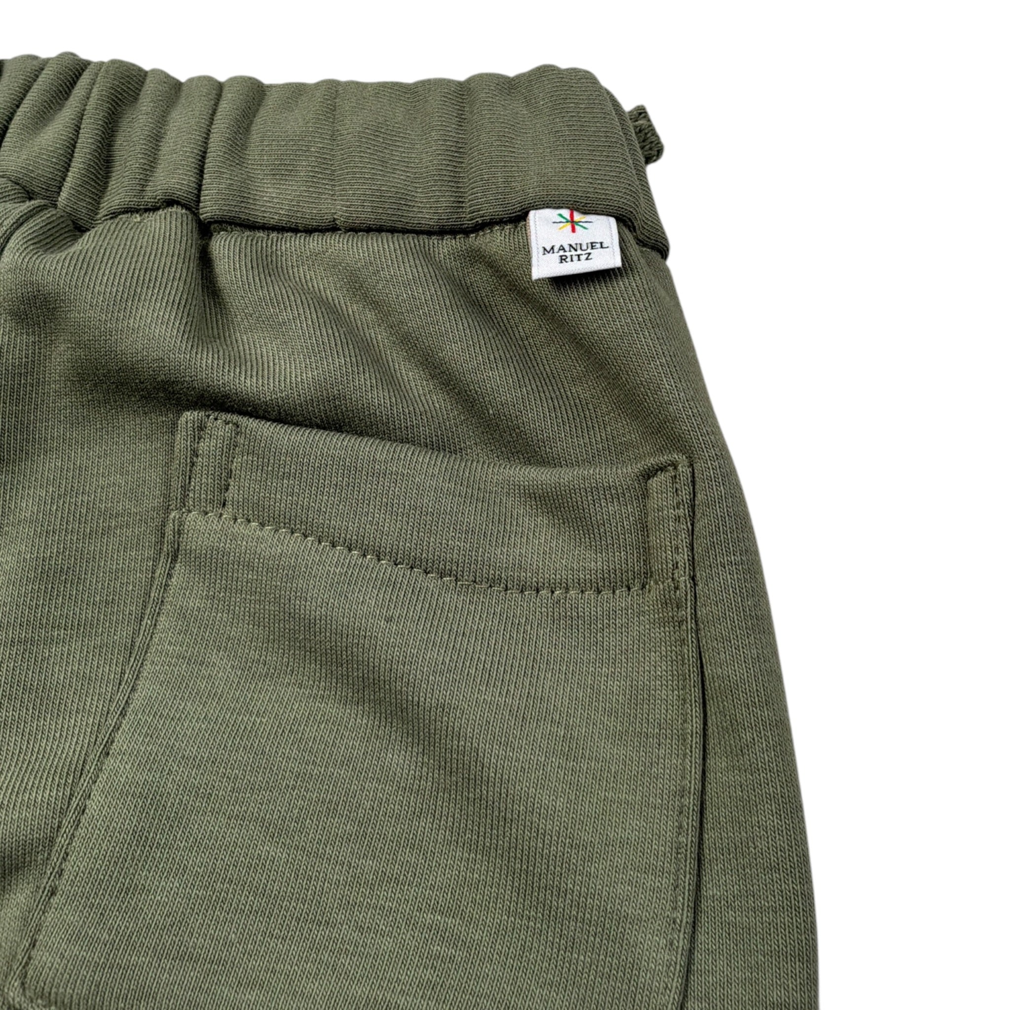 Manuel Ritz Pantalone Tuta tinta unita Verde per Bambino MR3199J VERDE MANUEL RITZ 