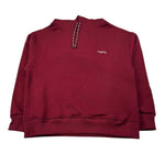 Manuel Ritz Felpa Chiusa con Cappuccio tinta unita Rosso per Bambino MR3207 ROSSO MANUEL RITZ 