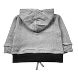 Manuel Ritz Felpa Chiusa con Cappuccio tinta unita Grigio per Neonato MR3233 GRIGIO MANUEL RITZ 