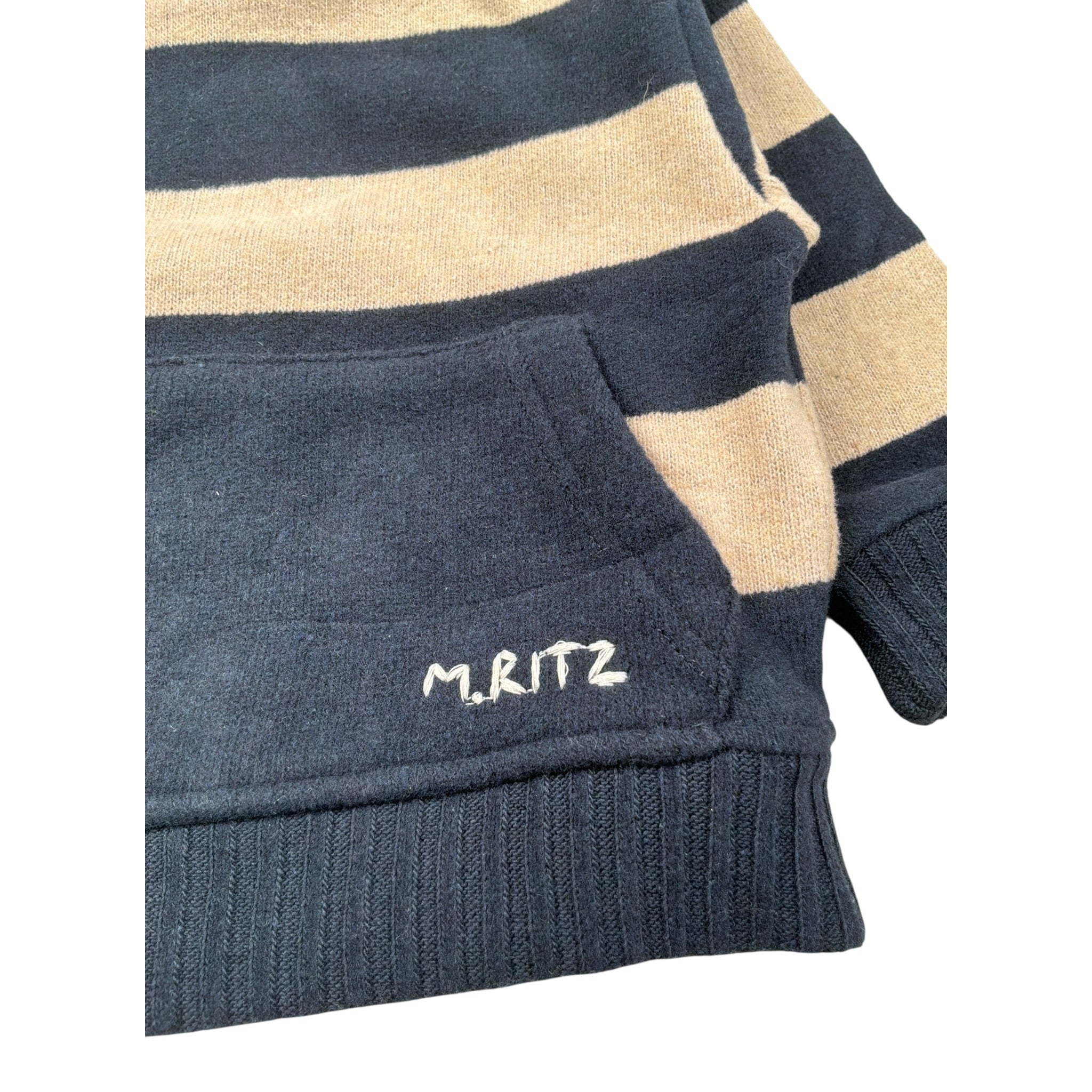 Manuel Ritz Felpa Chiusa Girocollo Bicolore Rosso/Beige per Bambino MR3234JXX ROSSO/BEIGE MANUEL RITZ 