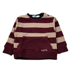 Manuel Ritz Felpa Chiusa Girocollo Bicolore Rosso/Beige per Neonato MR3234X ROSSO/BEIGE MANUEL RITZ 