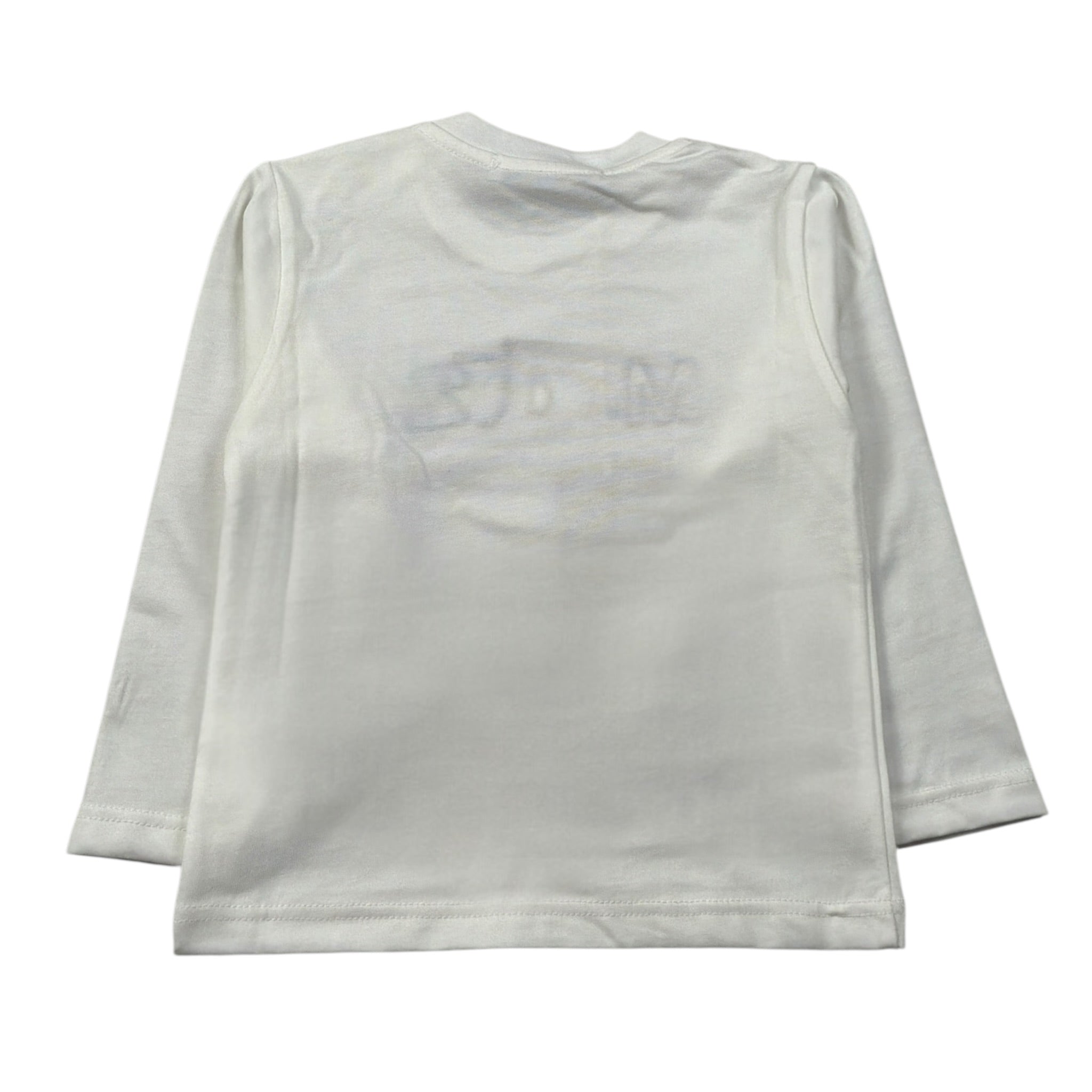 Manuel Ritz Shirt Girocollo tinta unita con Logo Panna per Neonato MR3238N PANNA MANUEL RITZ 