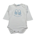 Manuell & Frank Body Manica Lunga tinta unita Bianco per Neonato G7178I BIANCO MANUELL & FRANK 