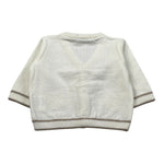 Manuell & Frank Cardigan tinta unita Scollo A V Panna per Neonato MF4220I PANNA MANUELL & FRANK 