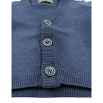 Manuell & Frank Cardigan tinta unita Blu per Neonato MF4280I BLU MANUELL & FRANK 