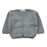 Manuell & Frank Cardigan tinta unita Grigio per Neonato MF4337I GRIGIO MANUELL & FRANK 