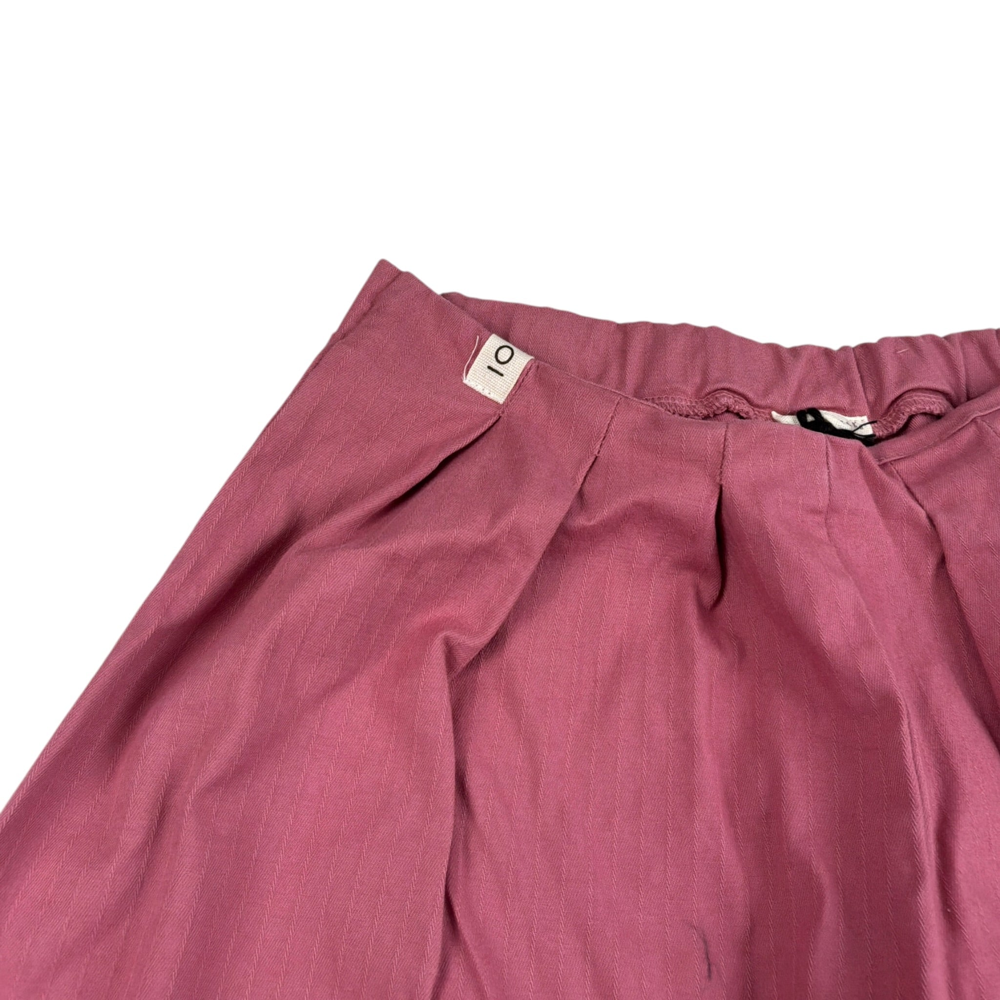 Mapero Pantalone tinta unita Modello Palazzo Rosa per Bambina M30258 ROSA MAPERO 