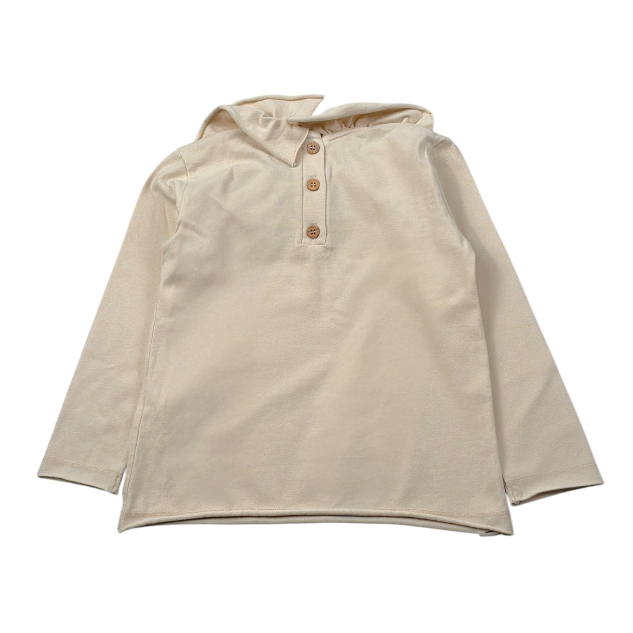 Mapero' Maglia tinta unita con Colletto Beige per Bambina M32177J BEIGE MAPERO' 