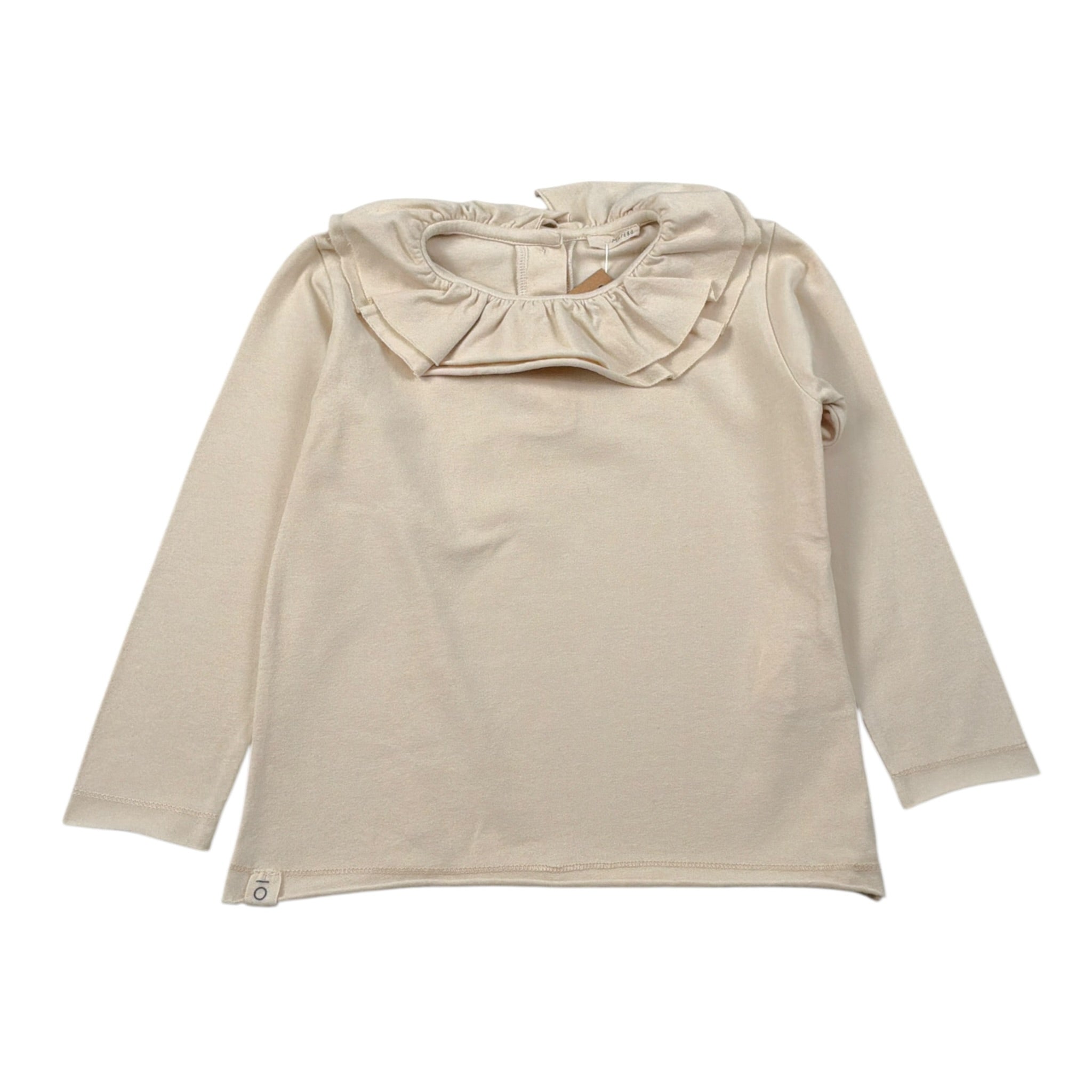 Mapero' Maglia tinta unita con Colletto Beige per Bambina M32177J BEIGE MAPERO' 